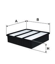 FILTRON FILT AP 175 LANCER (CS) : OUTLANDER (CU) 2.0/2.0 T 03-08 HAVA FILTRESI .