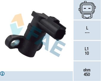 FAE 79161 EGZANTRIK SENSÖRÜ FORD C-MAX 1.8 08<11 MONDEI IV 1.8 2.0 07>14 VOLVO C30 533 1.8 D3-D4 06>12 S40 I