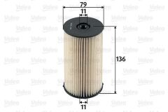 VALEO 587904 YAKIT FİLTRESİ CADDY III-PASSAT-TOURAN-LEON-OCTAVIA-TOLEDO III 1.6TDI-1.9TDI-2.0TDI