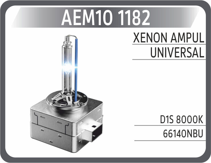 AEM10 1182 XENON AMPUL D1S 8000K
