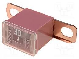 MTA 2633 0475030 YAN AYAKLI SİGORTA 30 AMPER PEMBE