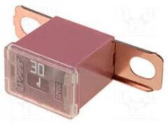 MTA 2633 0475030 YAN AYAKLI SİGORTA 30 AMPER PEMBE