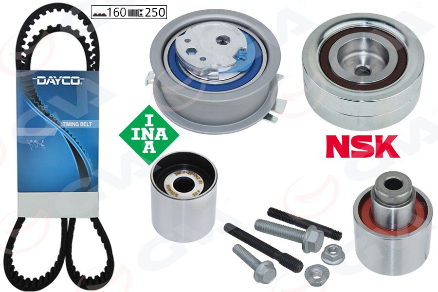 GVA 59T7577D TRİGER SETİ CRAFTER-T6-A3-JETTA-CADDY-POLO-PASSAT 1.6-2.0 TDI CAYB/C/D-CAAB/C-CKUB-CFFB-CFWA-CAGA