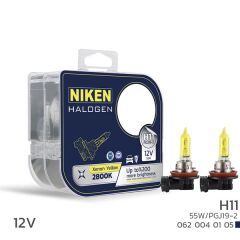 NIKEN 0620040105 NIKEN 12V H11 55W SARI IŞIK AMPUL PG319-2 2800K