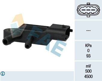 FAE 16106 EGZOZ BASINÇ SENSÖRÜ FIAT EGEA 15> DOBLO 10> DUCATO 10> LİNEA 09> FİORİNO 07> JEEP RENEGADE 14> OPE L ASTRA H-VECTRA C-ZAFIRA A 1.9 DTH PEUGEOT BIPPER-BOXER CITROEN JUMPER-NEMO 1.3D MTJ 1.6D MTJ 2.0D