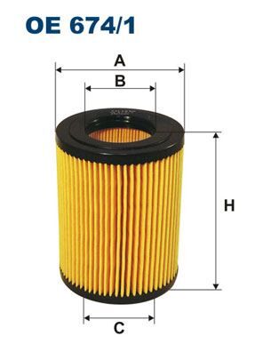 FILTRON OE674.1 YAĞ FİLTRESİ HYUNDAI ACCENT ADMIRE GETZ 1.5L D3EA CRDi 3 silindir dizel 02-05