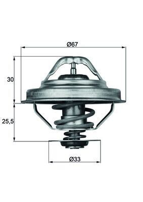 MAHLE TX28.92D TERMOSTAT 92 C BMW M40 M42 M50 M52 E36 E34 E39 E38