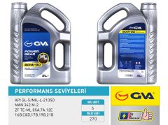 GVA 9920752 ŞANZIMAN YAĞI 80W90 3 LT API GL-5