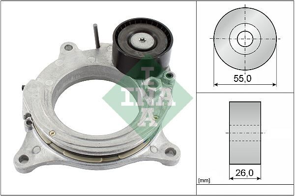INA 534059810 KAYIS GERGI RULMANI BMW B37 B57 N47 F20 G30 G11 G14 G01 G02 G07 KUTUKLU