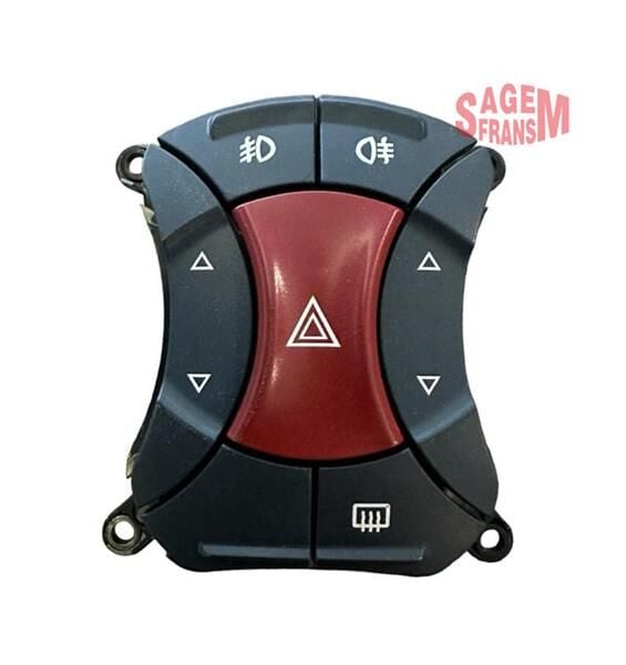 DÖRTLÜ FLAŞÖR CAM AÇMA DÜĞMESİ FIAT DOBLO 01>