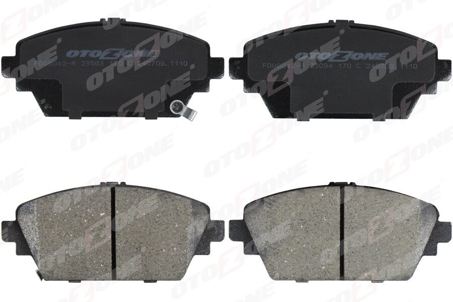 ÖN FREN BALATA NISSAN PRIMERA 1.6L 2.0L QG16 QR20 P12 03-> aşınma ikaz kontağı mevcut - şimli