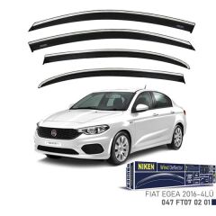 NIKEN 047FT070201 KROMLU CAM RÜZGARLIĞI FIAT EGEA 2016- 4LÜ