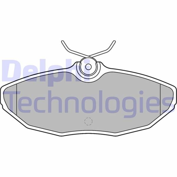 DELPHI LP1505 ARKA BALATA JAGUAR STYPE 2.5 V6-4.2 V8 02 > XJ 3.0-3.5-4.2 03 >09