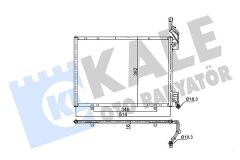 KALE 351995 KLİMA RADYATÖRÜ FORD BMAX-FİESTA-COURIER 13> 1.5-1.6 TDCİ 498mm-382mm-16mm