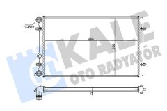 KALE 366400 SU RADYATÖRÜ AUDI A3-TT-SEAT LEON-TOLEDO II-SKODA OCTAVIA I-VW BORA-GOLF IV 1.6 1.8T 1.9TDI 98 > MT AC NAC BRAZING 650x398x22 1J0121253J-1J0121253N-1J0121253Q-1J0121253AT-1J0121253R