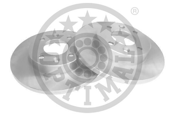 OPTIMAL BS-0670C ÖN FREN AYNASI R9-R11-R19 CLIO I 91> CLIO II 98> MEGANE I 96> TWINGO 96> CLIO SYMBOL 00> LOGAN 06> S ANDERO 08> 238x12 4 DELİK