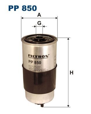 FILTRON PP850 YAKIT FİLTRESİ PASSAT 1.9 TDI 97-00 -AUDI A4-A6-AUDI 80-VOLVO S70
