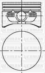 YENMAK 31-04215-050 MOTOR PİSTON SEGMAN 0.50 ASTRA-MERIVA-VECTRA-ZAFIRA 99 > Y16 XE/ Z16XE 79.0