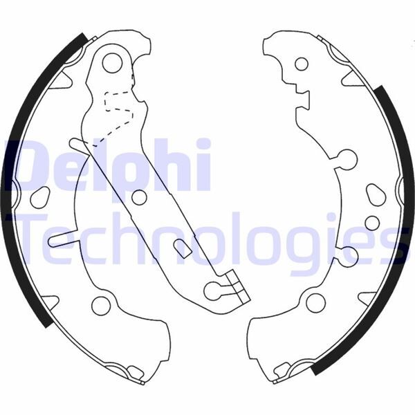 DELPHI LS1912 ARKA FREN BALATASI FIESTA V 01>08 FUSION 02>14 KA 1.6I 03> KAMPANALI