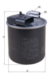 MAHLE KL914 YAKIT FILTRESI MERCEDES OM651 W639 W447 W470 B906 B907 B910