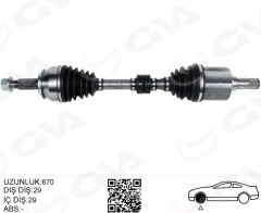 GVA 4499903 KOMPLE AKS SOL NISSAN QASHQAI 1.6L Dci R9M dizel J11 13-> OTOMATİK VİTES