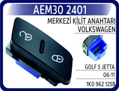 AEM30 2401 MERKEZİ KİLİT ANAHTARI VW GOLF 5 / JETTA 06-11
