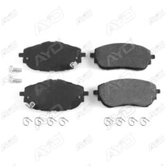 AYD 60083A ÖN FREN BALATA TOYOTA AURIS COROLLA 1.33L 1.6L 1NR-FE 1ZR-FAE NRE180 ZRE181 ZRE185 12-> / 1.4L 1ND-FTV NDE180 12->