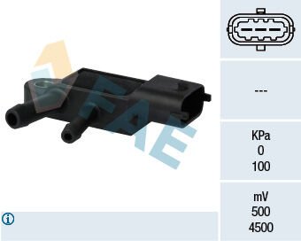 FAE 16105 BASINC SENSORU MERCEDES OM607 W176 W246 C117 X117 X156 W415 . RENAULT K9K 1.5 dCi MEGANE CLIO TRAFIC