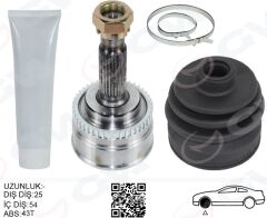 GVA 4499125K ÖN AKS KAFASI DIŞ SAĞ-SOL VOLVO S40 -V40 1.8 99>04