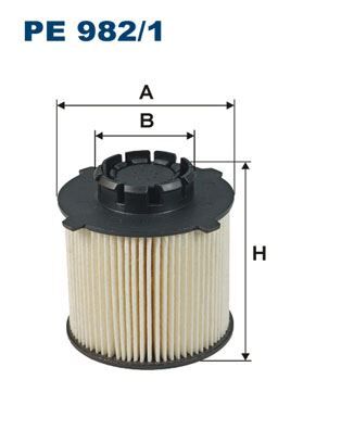 FILTRON PE982.1 YAKIT FİLTRESİ ASTRA J 10>INSIGNIA 08> MERIVA B 10> ZAFIRA C 12> CRUZE 09>