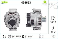 VALEO 439653 ALTERNATOR 14V 180A MERCEDES W204 C218 W212 W166 X204 W639 B906