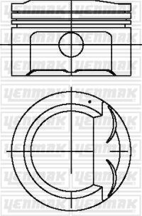 YENMAK 36-04478-000 PISTON SEGMAN STD ACCENT ERA 06-> 1.4 BENZINLI