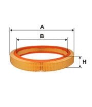 FILTRON FILT AR 036 190-201 HAVA FILTRESI LX61-E172L-ENJEKTÖRLÜ