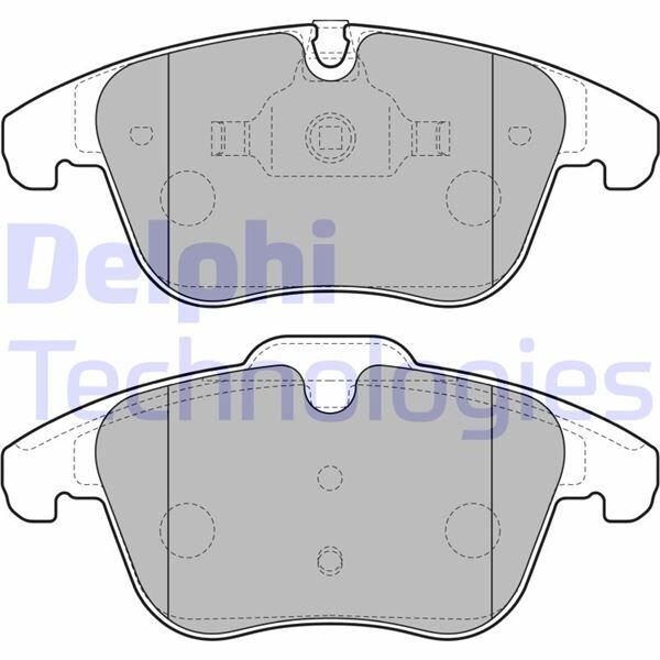DELPHI LP2165 ÖN FREN BALATASI FİŞLİ P407 04>10 2.0 HDI P508 10>18 C5 1.6 1.8 2.0 1.6 HDI-2.0 HDI 08>16