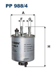 FILTRON PP988.4 MAZOT FILTRESI KANGOO 08> LAGUNA III 07>15 LATITUDE 10> 1.5dCI 2.0dCI