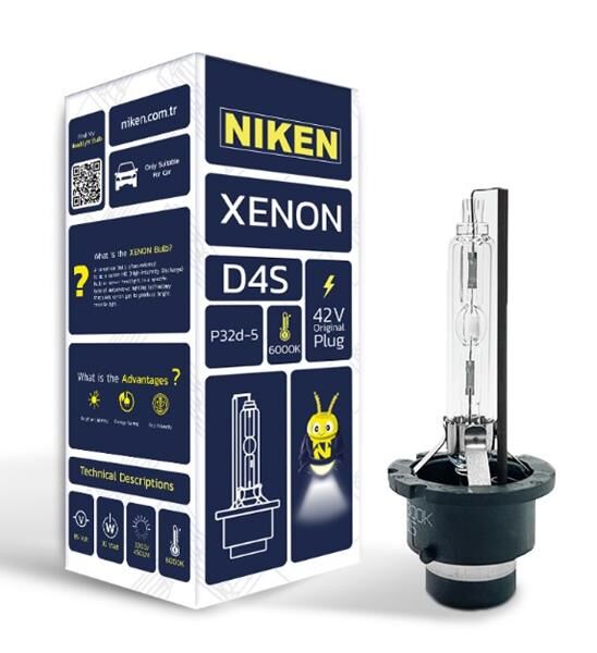 NIKEN 0680010204 NIKEN D4S XENON FAR AMPULU 42V 35W P32d-5 6000K
