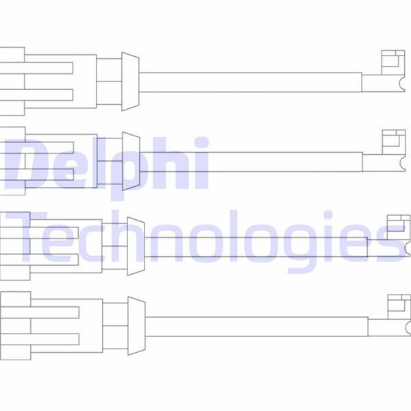 DELPHI LZ0189 FREN İKAZ KABLOSU ÖN/ARKA IVECO DAİLY. DAİLY II 96>05/06