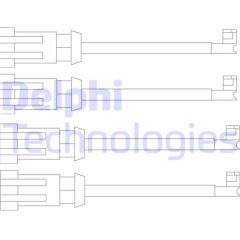 DELPHI LZ0189 FREN İKAZ KABLOSU ÖN/ARKA IVECO DAİLY. DAİLY II 96>05/06