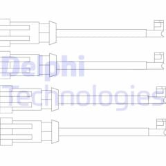 DELPHI LZ0189 FREN İKAZ KABLOSU ÖN/ARKA IVECO DAİLY. DAİLY II 96>05/06