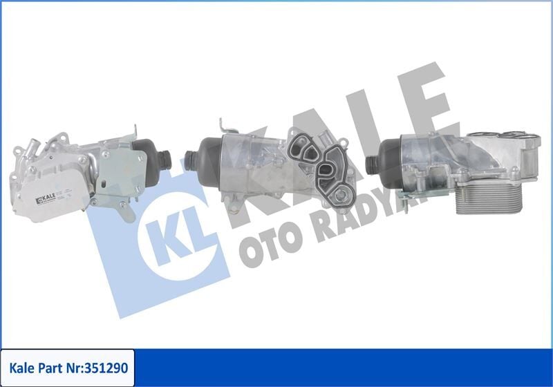 KALE 351290 YAĞ SOĞUTUCUSU KOMPLE FORD-PEUGEOT-CİTROEN 02> FOCUS-COURIER-FIESTA-206 208 301 308 307 2008 3008 PA RTNER C3 C4 BERLINGO 1.4-1.5-1.6 TDCİ PLAKALI