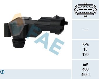 FAE 15099 EMME MANİFOLD BASINÇ SENSÖRÜ ASTRA H-J INSIGNIA A-CORSA D-E MERIVA B-MOKKA-1.4-1.8 ANTARA 2.4-3.0