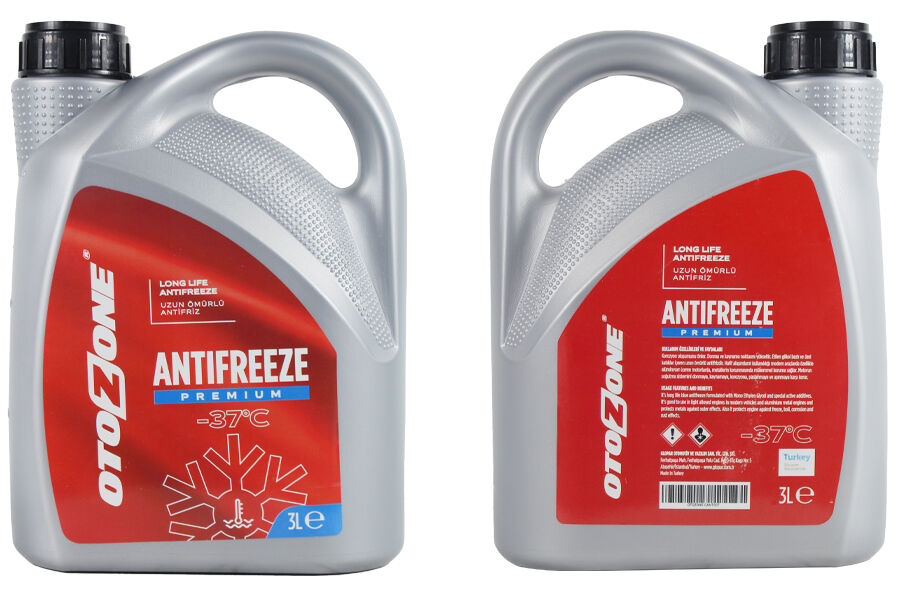 OTOZONE CANT007 ANTİFRİZ 3 LT -37 C KIRMIZI LONG LİFE Koli 6 Ad ORGANIK