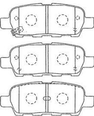 VALEO 9005044 ARKA FREN BALATA NISSAN QASHQAI 1.5L 1.6L 2.0L K9K M9R HR16DE MR20DE J10 06-13 / X-TRAIL 2.0L QR20DE T30 01-07 2.5L QR25DE T30 01-> 2.2L YD22DDTi T30 01-> / MURANO 3.5L Z51 4x4 DCi 08-> / INFINITI FX