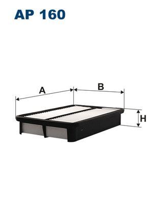 FILTRON AP160 HAVA FİLTRESİ TOYOTA COROLLA 1.6L 4A-FE AE101 AE111 DOHC enjeksiyonlu 92-00