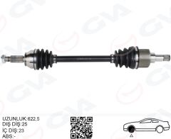 GVA 4437017 ÖN AKS KOMPLE SOL FORD FIESTA / FUSION 1.4TDCI / 1.6TDCI 02>11