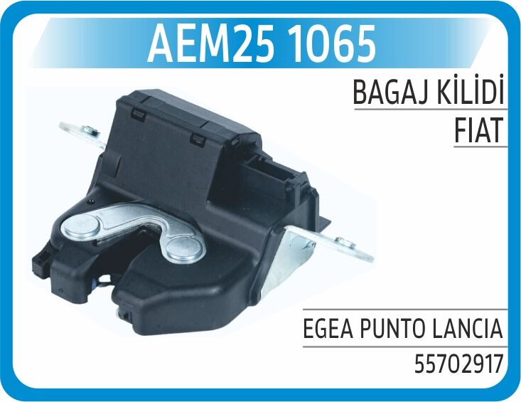AEM25 1065 BAGAJ KİLİDİ EGEA PUNTO LANCIA