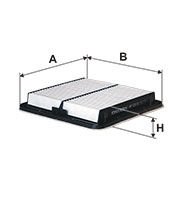 FILTRON FILT AP 121/3 IMPREZA (GE, GH, GR, GV) : FORESTER (SH, SJ) 2.0/2.5/2.0 TD 08- : XV (GP) 1.6 12-16 HAVA FILTRESI .