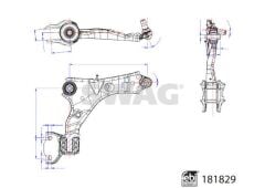 SWAG 33108433 SALINCAK ON SAG ALT LAND ROVER DISCOVERY SPORT L550 RANGE ROVER EVOQUE L538 . JAGUAR E-PACE X540
