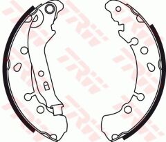 TRW GS8778 ARKA KAMPANA PABUÇ BALATA TOYOTA YARIS 1.0L 1KR-FE KSP90 KSP130 06-20 / 1.3L 2SZFE SCP90 VVTI 06-11 / 1.33L 1NR-FE NSP90 NSP130 06-17 / 1.4L 1NDTV NLP90 NLP130 06-18
