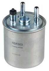 DELPHI HDF663 YAKIT FİLTRESİ KANGOO 08>LAGUNA III 07>15 TWINGO II 07>14 1.5dCI 2.0dCI 3.0dcı SU SENSÖR YUVALI